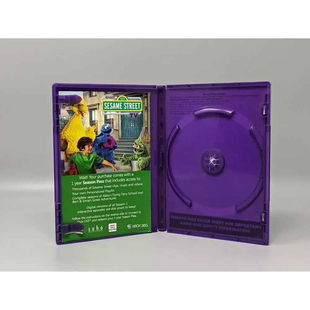 Sesame Street Season 1 Original Xbox 360 Replacement Case Only No Game